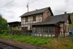  Der Bahnhof Kattenes (Mosel) an der Moselstrecke (KBS 690) am 20.06.2014.