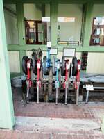 Stellwerk im/am Bahnhof Moritzburg der Löznitztalbahn am 12.04.2016.