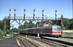 614 678-4 unterhalb der Signalbrücke in Bad Harzburg am 31.07.1999.