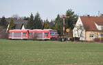 650 326 und 650 323 bei Illertissen am Einfahrsignal Südseite am 25.11.2009.