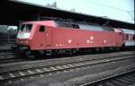 120 143-3 mit  Wetten dass -Beschriftung in Heidelberg, am 03.05.1993.