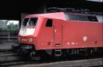120 143-3 mit  Wetten dass -Beschriftung in Heidelberg, am 03.05.1993.