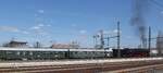 01 509 mit Sonderzug in Dresden Hbf Altstadt am 19.04.2015.