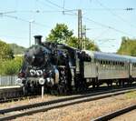 S 3/6 Nr.3673 mit Märklin Zug in Amstetten am 16.09.2023.