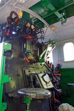   Blick in den Führerstand der Jung 10175, der Schmalspur-Dampflokomotive ex Nr.