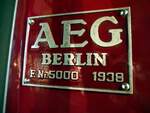 E 19 01 im Technik Museum in Berlin am 06.10.2016.