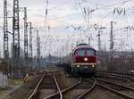 LEG 132 158-7/0232 158-8 mit dem DGS 69489 auf dem Weg von Kiel Suchsdorf nach Passow(Uckermark) hier festgehalten in Neumünster am 17.02.2016.