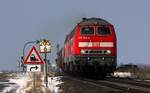 DB 218 380 und 369 mit SyltShuttle nach Nieb�ll.