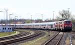 DB 218 366 + 341 mit IC 2314 Nieb�ll 13.04.2019