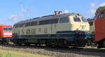 DB 218 446-3 REV/MKP/18.12.23 abgestellt am Bw in Nieb�ll.