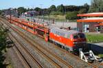 DB Gebrauchtzug 218 431 + Autotransportwagen Nieb�ll AZ 06.09.2025