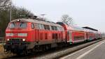 Einzig aktiv sichtbare 218 heute war die Kieler 218 470-3 die auch schon mal besser aussah.