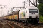 PCT Altmann 223 155-3 mit ARS Autozug nach Cuxhaven festgehalten bei der Durchfahrt in HH-Harburg.