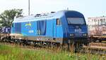 evb 223 034 h�lt Sonntagsruhe in Hamburg-Dradenau 12.06.2022