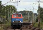 BBL 225 071-0 verl�sst mit ihrem Bauzug Owschlag Richtung S�den.