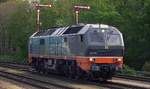 Hectorrails  Hulk  861.002 oder 1251 008-9, REV/VL/03.05.13, Verl/MRS/03.05.21 auf Rangierfahrt im Bhf Nieb�ll.