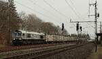 BRLL/EGP 266 069-4, REV/113/20.01.20, Verl/SVB-STORM/19.01.2027 mit Düngerzug zwecks Entladung in der Ladestrasse in Jübek 23.03.2026 II