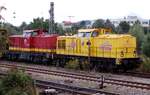 V 130.15 (293 003-0) und V 150.11 (203 500-4) in Ulm am 17.08.2007.