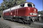 V 160 003 beim Jubiläum 100 Jahre DB Museum Nürnberg am 16.10.1999.