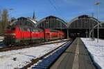 Am 15 Februar 2026 verlasst 218 431 mit der RE nach Bad Kleinen Lübeck Hbf und sind die REs nach Bad Kleinen noch fest in der Hand der 218er.