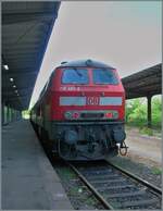 Die DB 218 ist mit ihrem RE aus Hamburg in Travemünde angekommen und der Zug ist schon wieder für die Rückfahrt bereit. Nachdem wir die Fahrräder und Gepäck ausgeladen hatten, gab es dies eine Bild im Bahnhof von Travemünde, bevor wir ostwärts in Richtung Rügen davonradelten...

14. Mai 2006