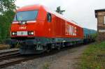 1 bis 2 mal die Woche wird das Werk Burbach-Holzhausen der Salzgitter Mannesmann Precision GmbH von der WLE (Westf�lische Landes-Eisenbahn GmbH) mit Luppen (Rohrrohlinge) versorgt.