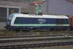 IntEgro 223 152 steht am grauen 30 September 2025 in Würzburg Hbf.