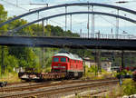   Die  Ludmilla  234 278-0 (92 80 1234 278-0 D-SEL) der SEL – Martin Schlünß Eisenbahnlogistik (Wankendorf), ex DB 234 278-0, ex DR 232 278-2, ex DR 132 278-3, rangiert am 24.07.2020