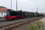 Pendelzug mit V36 412 treft am 17 September 2016 in Bochum-Dahlhausen ein.