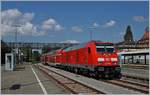 Die DB 245 003 verlässt Lindau Richtung München.