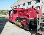 K�f 6580 von Gmeinder & Co im Bahnpark Augsburg am 23.08.2015.