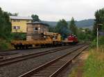   260 109-4 (V60) mit Kranzug (GS 40.08 T-Gottwald Gleiskran 45 t) der Fa.