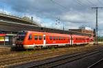 Der  RegioSwinger  612 005-8  / 505-8 steht am 14.06.2013 als RE 25 Koblenz Hbf – Limburg (Lahn) – Wetzlar – Gie�en im Hauptbahnhof Koblenz zur Abfahrt bereit.