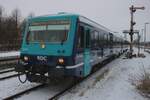 RDC 628 903 treft am 16 Februar 2026 in Niebüll ein.