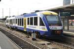 Bayerische Regiobahn BRB 648 730-6  VT 230  95 80 0 648 730-9 D-BRB in Augsburg am 25.08.2010.
