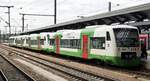 650 508-4 VT 108 der STB und drei weitere Triebwagen im Hbf Erfurt am 26.0.2015.