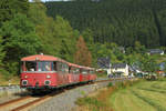 DPE-G 29548 als Sonderfahrt der Oberhessischen Eisenbahnfreunde (OEF) von Gießen nach Erndtebrück am 09.09.2018 in der wundervollen Wittgensteiner Heimat.