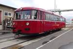 Ein DB (West) Schienenbus ins DR (Ost) Bw! Am Tag der Schiene 17 September 2022 (und auch Dank der Mauerfall...) töfft 795 396 der Berliner Eisenbahnfreunde durch das Areal edes Rangierbahnhofs