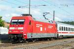 101 020-6 mit IC in Amstetten am 03.07.2020.
