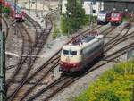 103 113-7; 146 227-4;146 225-8 und 611 001 in Ulm am 17.08.2014.