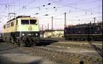 111 068-3 und 118 032-2 in Nürnberg im Mai 1977.