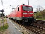 112 111 mit RE 3 auf KSB 921 nach Shwedt (Oder)in Chorin am 22.10.2019.