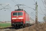 120 157-3 bei Neu-Ulm Pfuhl am 09.04.2009.