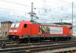 146 223-3 mit Eigenwerbung für Triebwagenführer in Ulm am 06.11.2019.