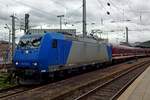 ATC 185 523 verlässt mit ein Sonderzug nach Cochem am 20 Februar 2020 Köln Hbf.