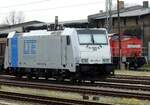 186 426-3 LTE  91 80 6 186 426-3 D-Rpool und  298 313-8 in Eberswalde am 06.05.2017.