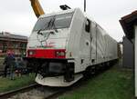 186 443 von Lokomotion (91 80 6 186 443-8 D-LM) im Bahnpark Augsburg am 11.10.2015.