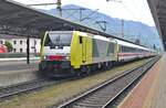 Am 20 Mai 2010 treft FMN 189 993 mit ein EC aus Bologna Centyrale in W�rgl ein -wegen Versp�tungen in der Zulassung der �BB Reihe 1216 wurden die EC-Z�ge M�nchen<=>Milano (und weiter) mit MRCE 189er bespannt.