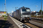 Die an die RTB CARGO GmbH vermietete Siemens Vectron AC 193 994-1  (91 80 6193 994-1 D-Rpool) der Railpool f�hrt am 08.10.2021 mit einem leeren H�dlmayer/Touax-Autotransportzug (Wagen der Gattung