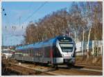 Der ET 23 002  Märkischer Kreis  der Abellio Rail NRW GmbH  (3-teiliger Stadler Flirt EMU 2 bzw.